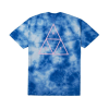 Koszulka HUF Washed Triple Triangle Blue (miniatura)