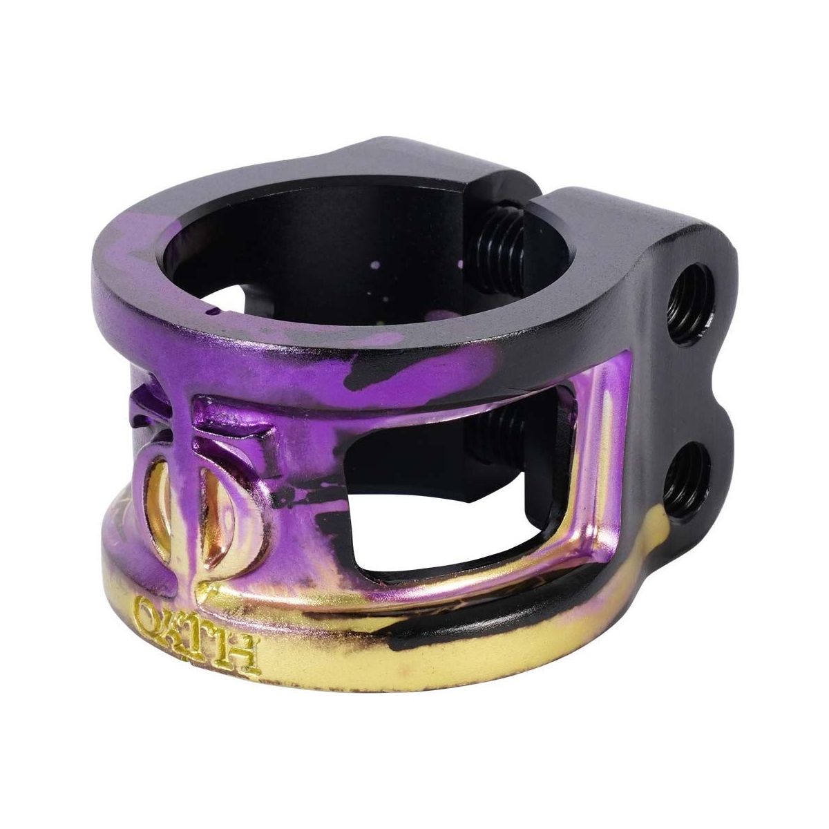 Zacisk Oath Cage Double v2 Black / Purple / Yellow